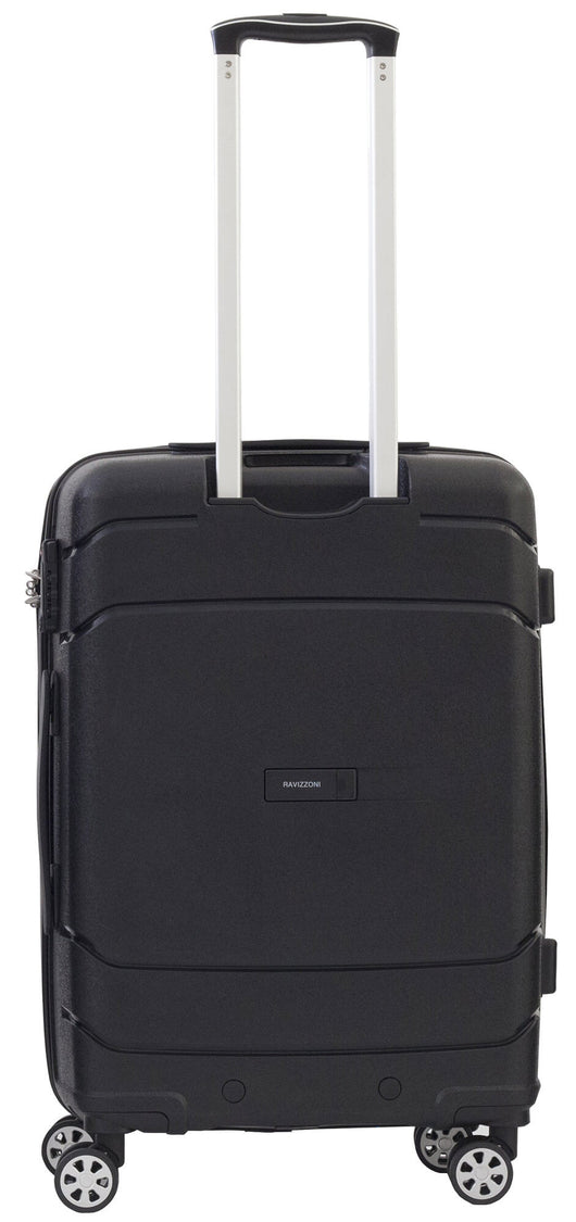 Trolley Valigia Media Rigida in Polipropilene 4 Ruote TSA Ravizzoni Cuba Libre Nera