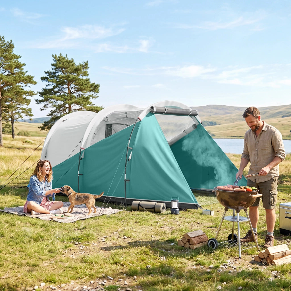 Tenda da Campeggio 3 Posti ¨C Minimal ¨C Verde 460x260x190 cm