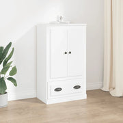 Credenza Bianca 60x35,5x103,5 cm in Legno Multistrato 816296
