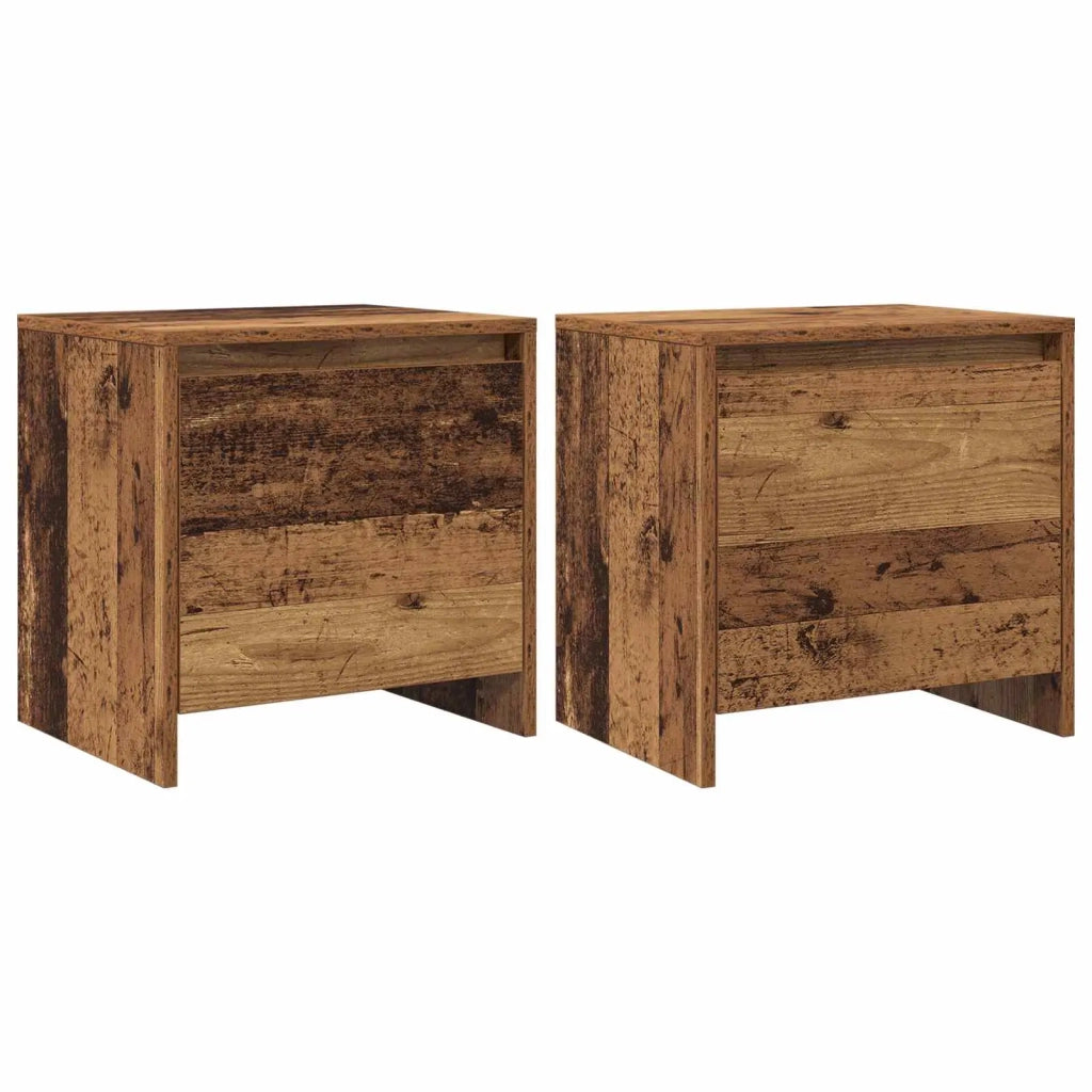 Comodino | Armadio da Notte | Mobiletto da notte Legno vecchio 45 x 34 x 44,5 cm