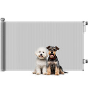 Barriera per cani retrattile 0-140 cm ¨C zephmum ¨C grigio