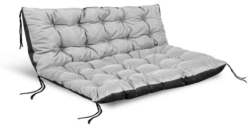 AIO FACTORY Cuscini da giardino impermeabili 120x80 cm grigio chiaro