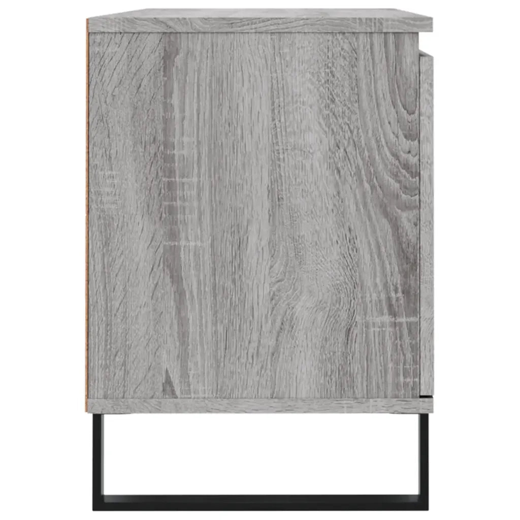 vidaXL Mobile Porta TV Grigio Sonoma 104x35x50 cm in Legno Multistrato