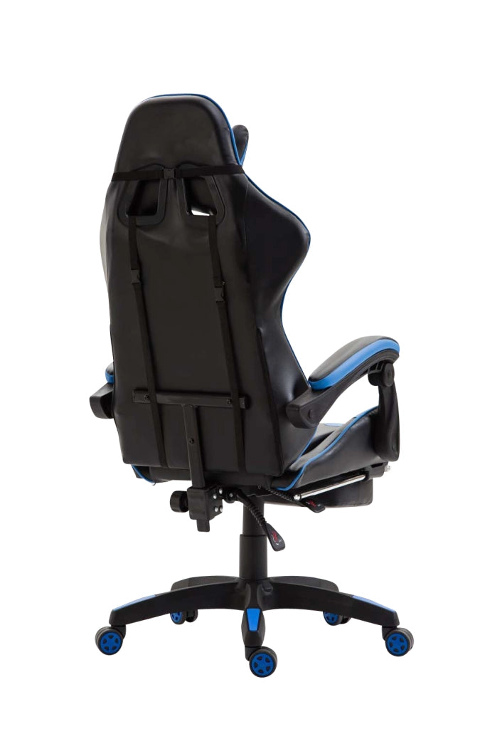 Poltrona gaming IGNITE in similpelle Nero/blu