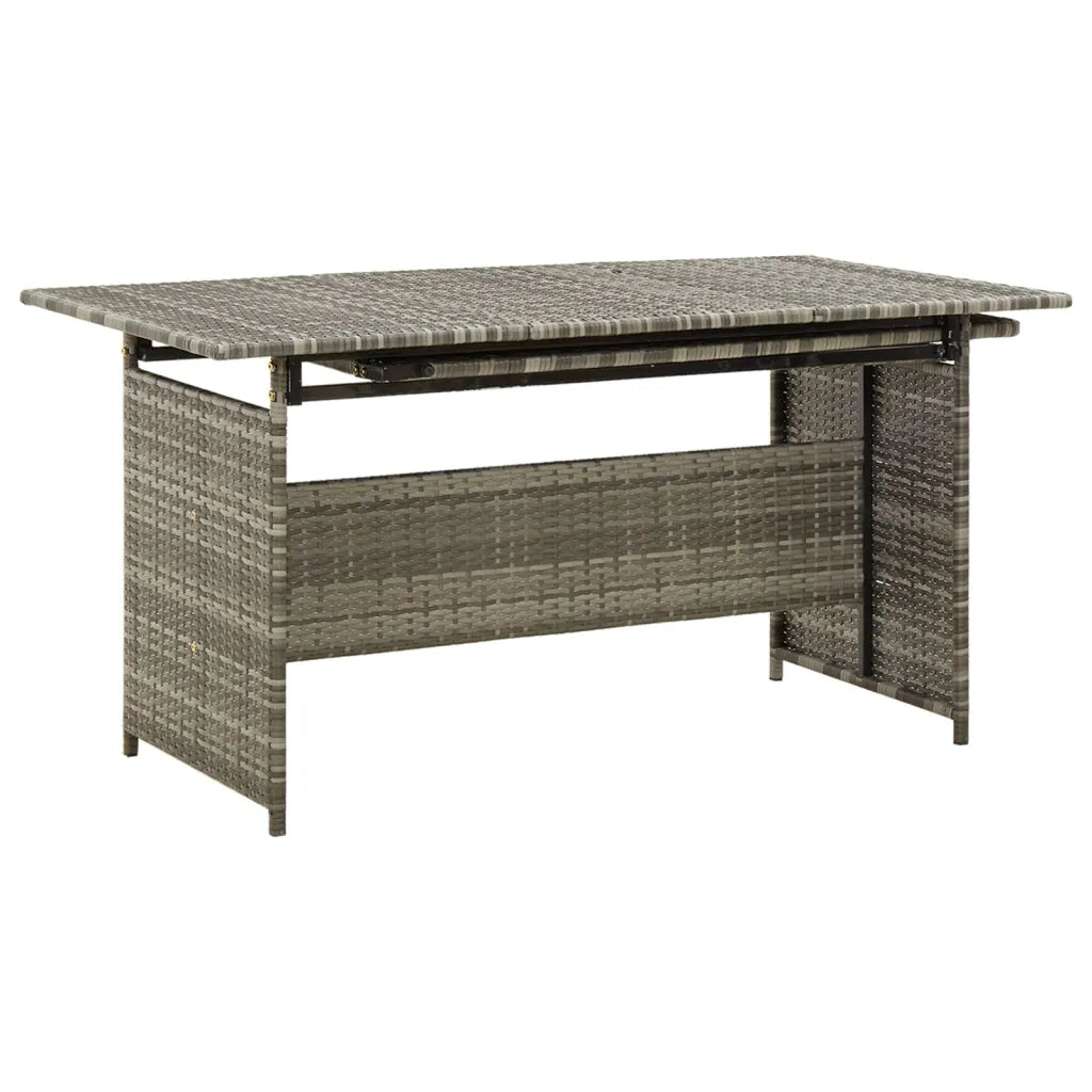 Set Divani da Giardino 2 pz con Cuscini in Polyrattan Grigio cod mxl 40759