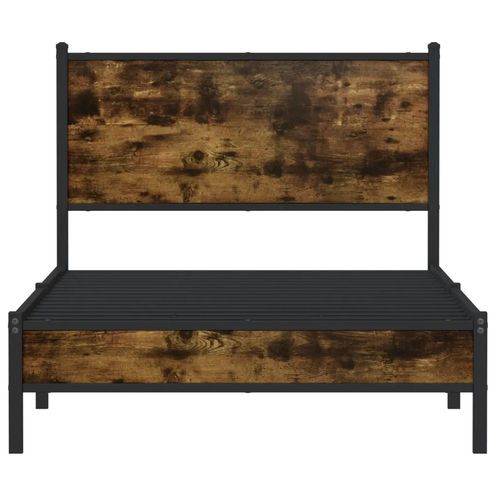 Giroletto senza Materaso in Metallo Rovere Fumo 107x203 cm 4007810