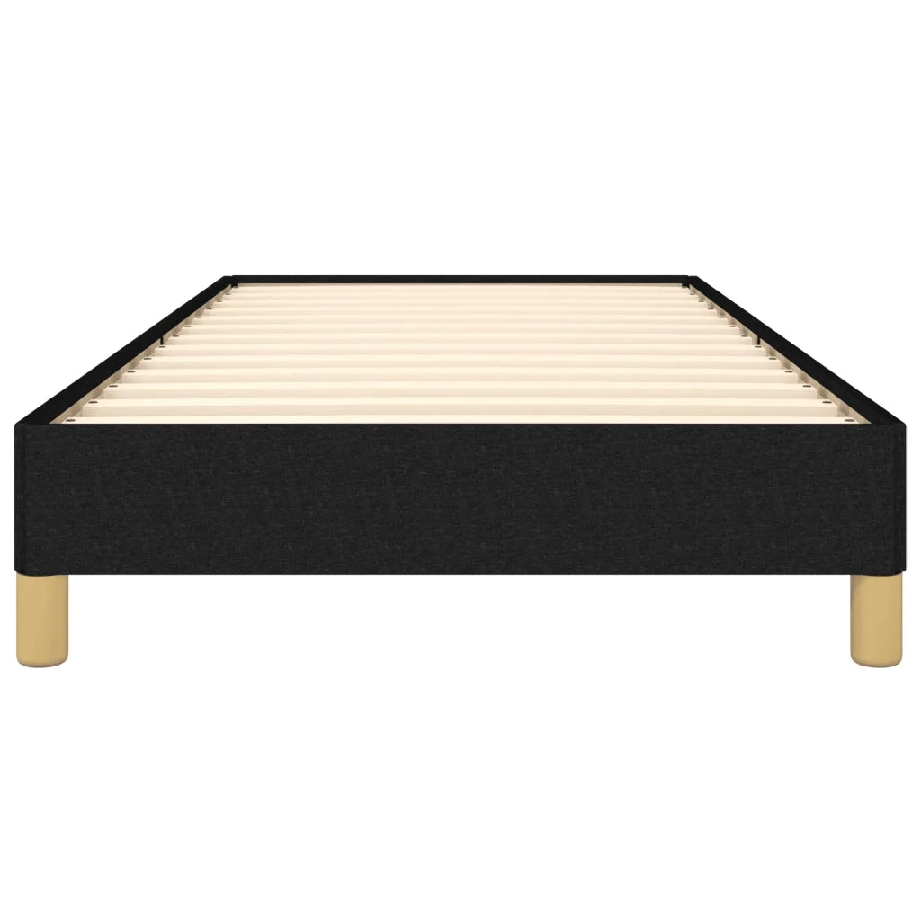 Giroletto senza Materasso Nero 100x200 cm in Tessuto 346796