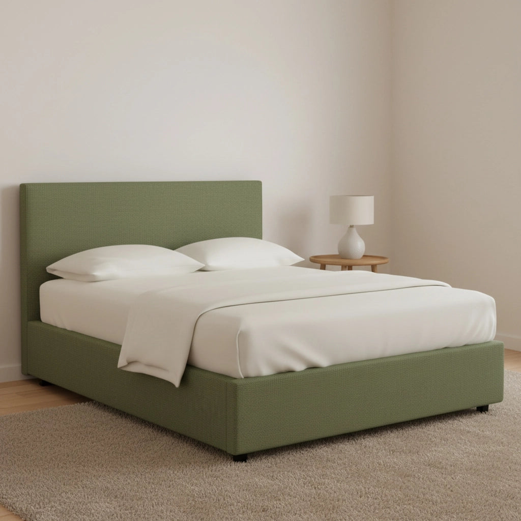 Carlisle, Letto Piazza e Mezza Sfoderabile Made in Italy, Verde