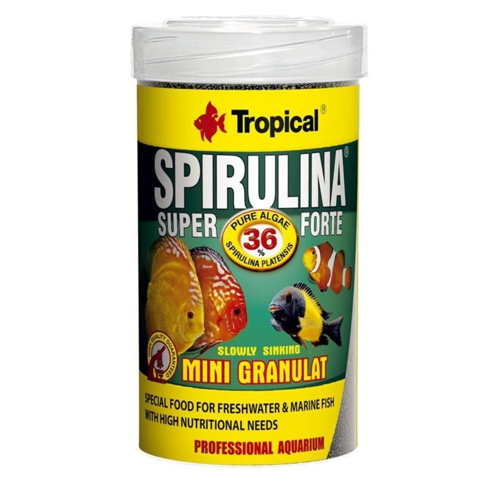 Tropical Spirulina Super Forte Mini Granulat Formato: 100 ml
