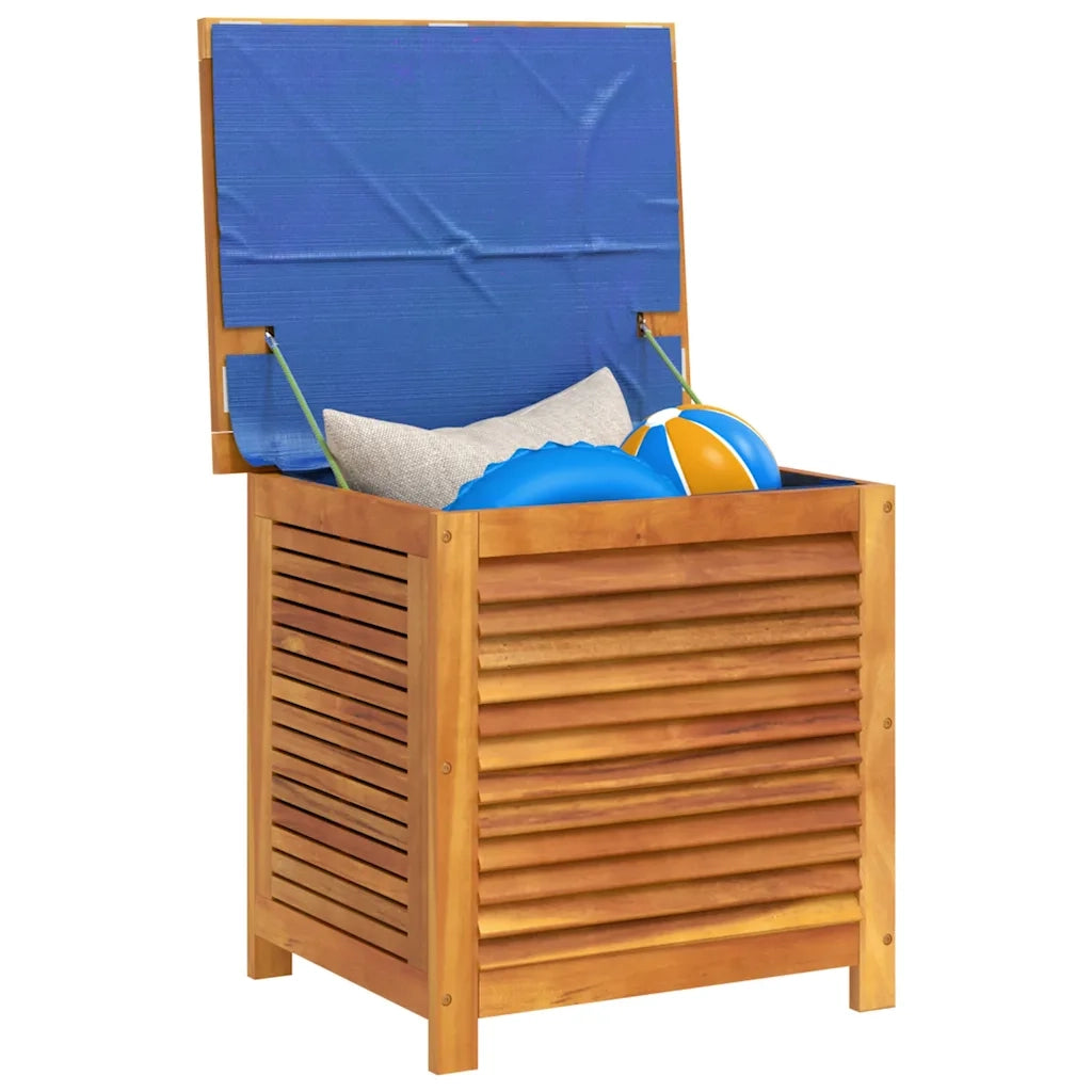 Contenitore Giardino con Feritoia 50x60x56cm Massello Acacia