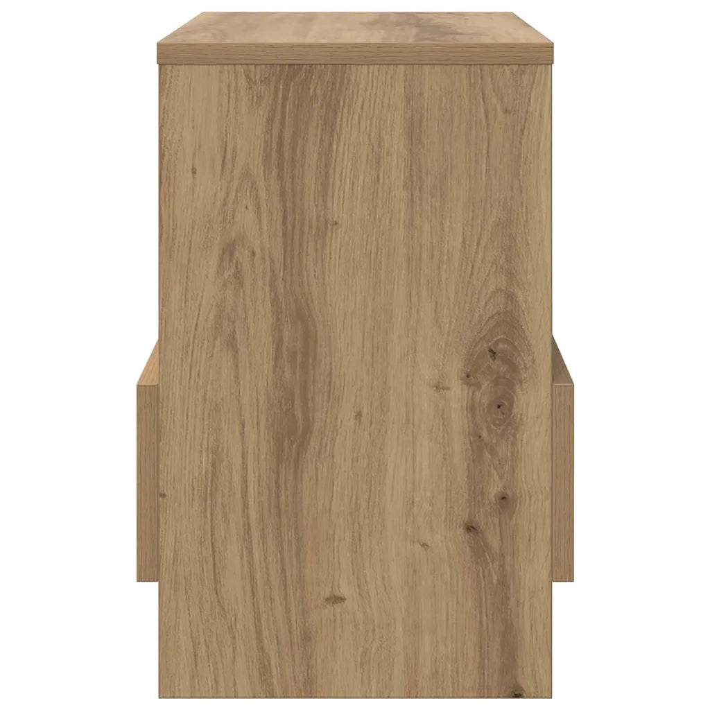Scaffale per riviste 2 pcs Rovere artigianale 35 x 30 x 45 cm