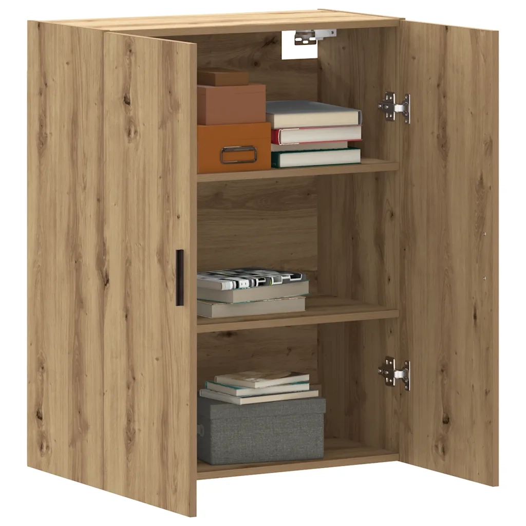 vidaXL Mobile a Parete Rovere Artigianale 69,5x34x90 cm