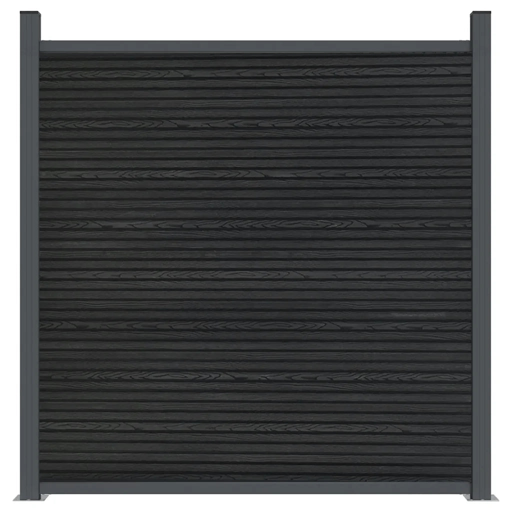 Pannello di Recinzione Grigio 699x186 cm in WPC