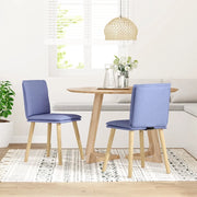 Sedie da Pranzo 2 pz Blu Jeans in Tessuto 4101265