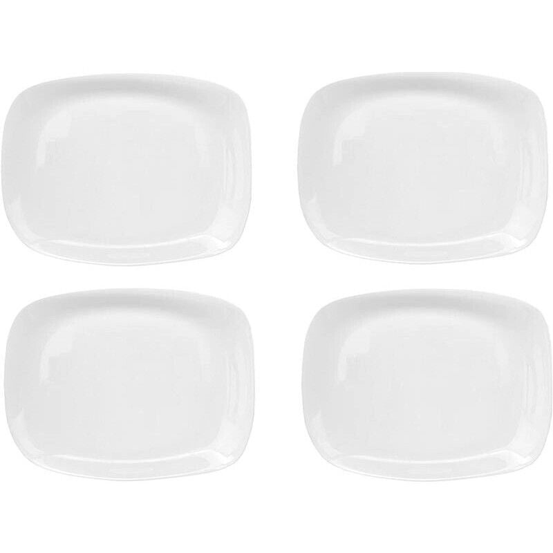 SET DA 4 PIATTO RETTANGOLARE PIANO LINEA PARMA GRANDE 24 X 34 CM