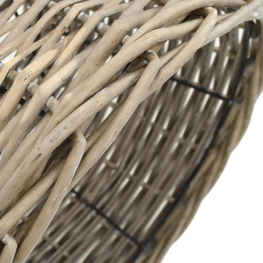 vidaXL Paralume in Vimini 38x23 cm Naturale