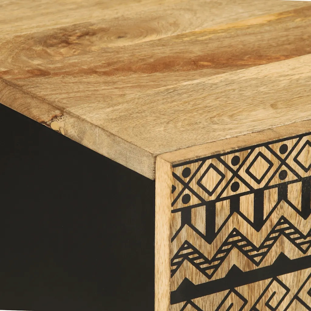 vidaXL Mobile da Bagno 38x33,5x58 cm in Legno Massello di Mango