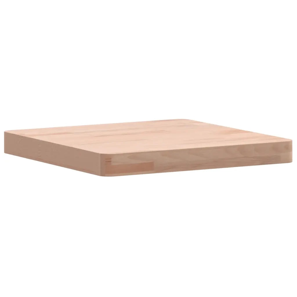 Piano per Tavolo 40x40x4 cm Quadrato Legno Massello di Faggio