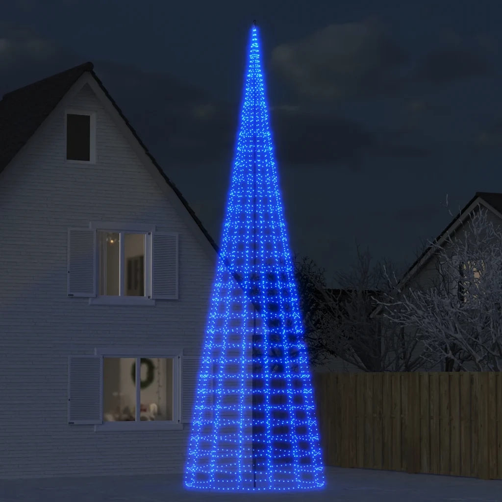 Albero di Natale a LED 3000 LED Blu 800 cm 358123