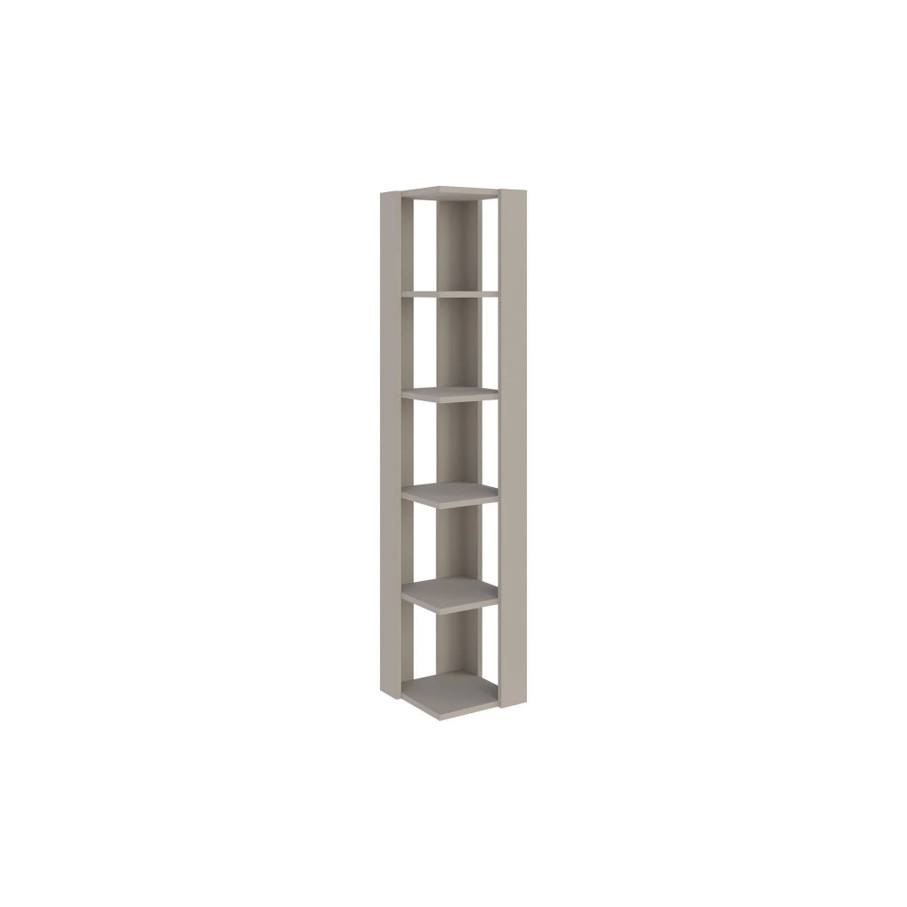 Libreria in legno "Nati" - 32 x 32 x 161 cm - Pietra arenaria