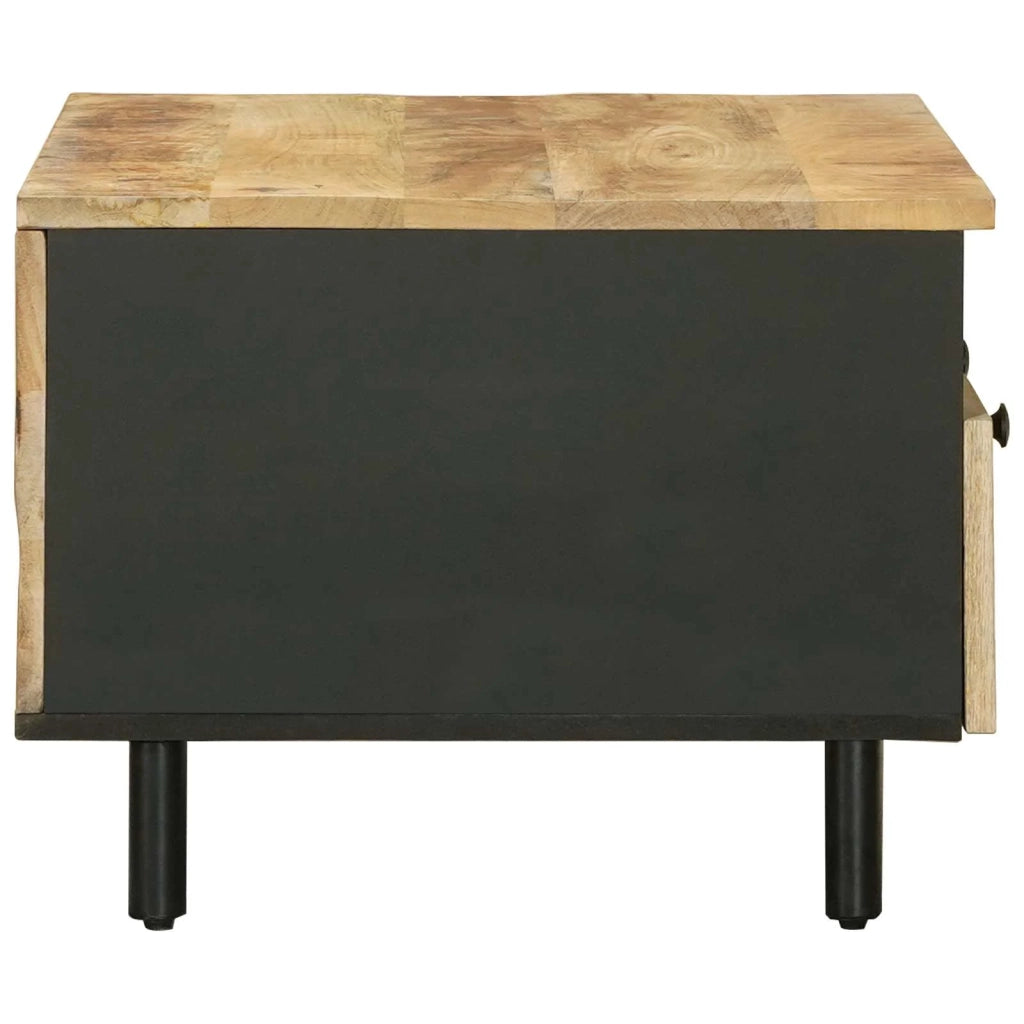 Tavolino da salotto Marrone e Nero 80 x 54 x 40 cm 4018857
