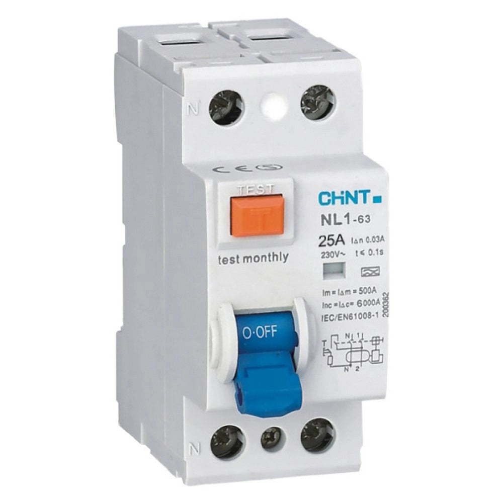 1pz interruttore differenziale puro 2p - 25a cod:ferx.8070140nlm