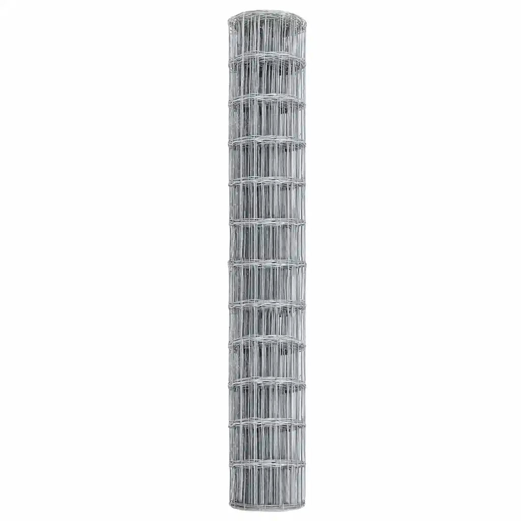 Recinzione Euro Argento 1 x 25 m Acciaio zincato a caldo