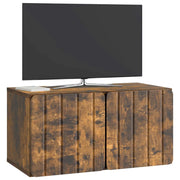 Mobile TV da Muro | Armadietto TV | Mobile Porta TV Rovere Fumo 59,5 x 31 x 30 cm