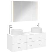 Set di mobili per il bagno 4 pcs Bianco 3407103