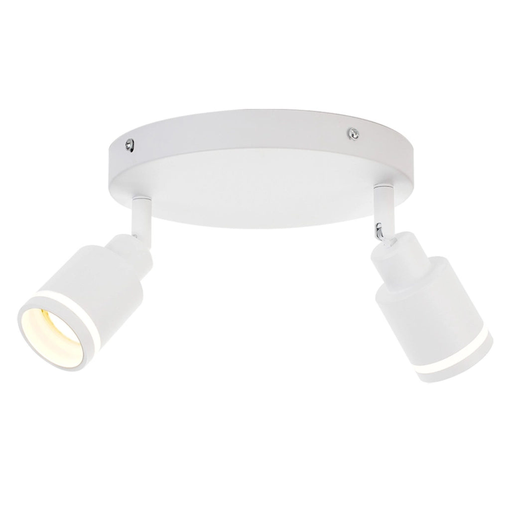 ZMH Faretto da soffitto 2 fiamme giratori a sospensione per corridoio anche parete