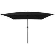 Ombrellone da Giardino Quadrato 295x245 cm Nero