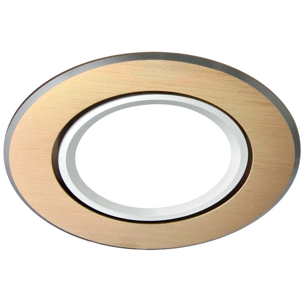 Faretto incasso OPAL EAST alluminio oro GU10 orientabile Polux