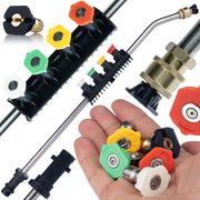 Lancia per Idropulitrice compatibile con Kärcher K2–K7 – Set 5 Ugelli, Pressione Max 160 Bar, Angolo 15°, Alta Qualità
