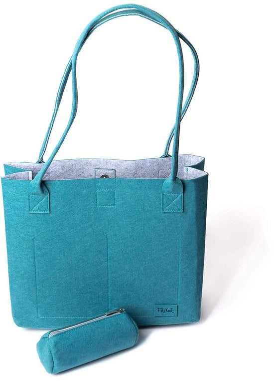 Borsa da Spesa a Gasolio e Grigio (15L) Borsa da Spesa per Donne Borsa da Mano Grande Borsa da Spesa