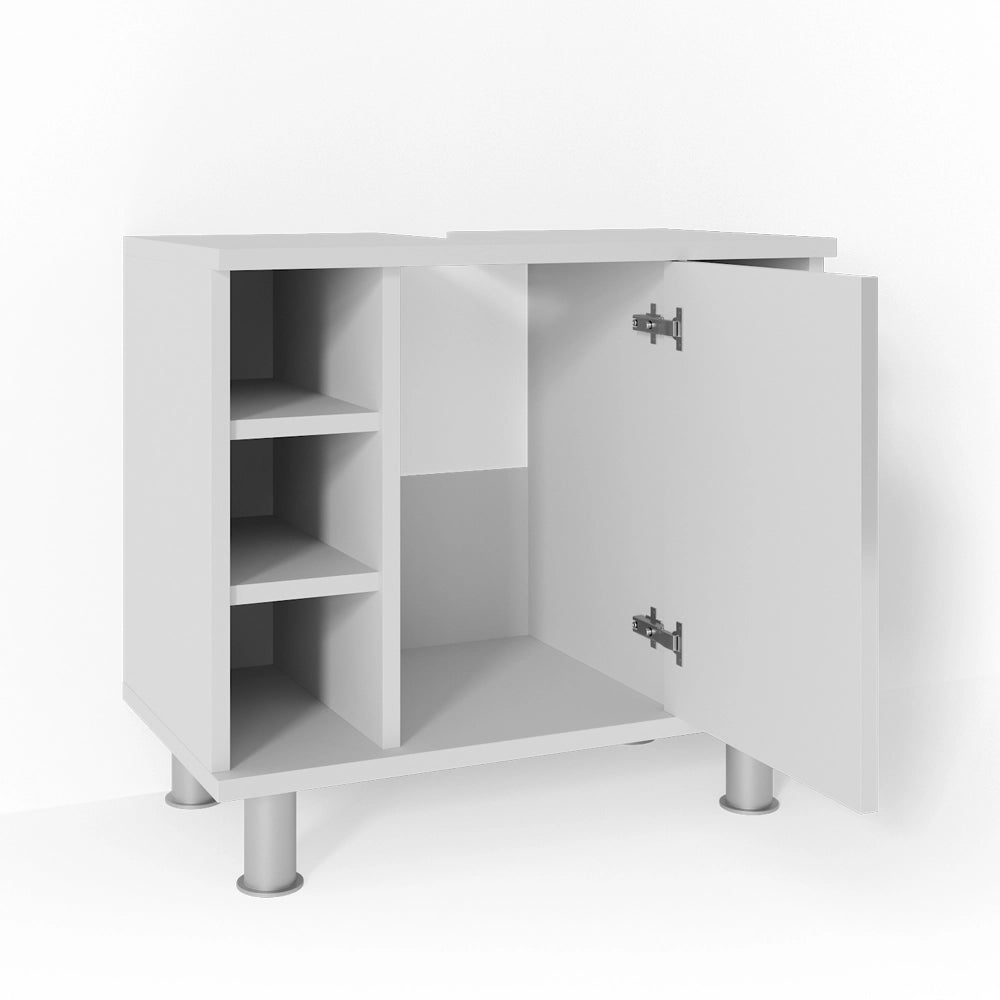 Mobile sottolavabo per bagno Fynn Bianco lucido 60 x 54 cm Vicco