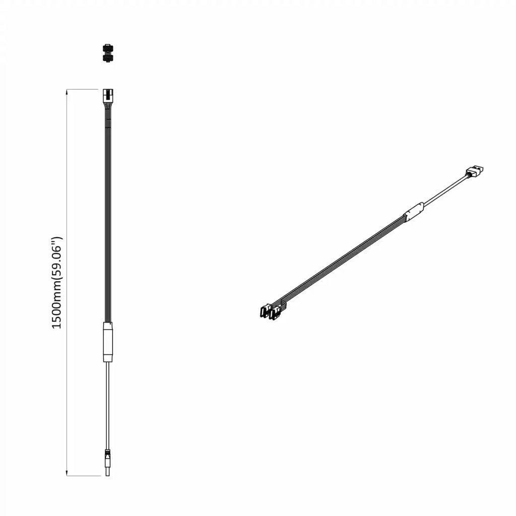 Striscia LED 2 pz Nero e Multicolore 1745 mm Rame e plastica CFW6632870