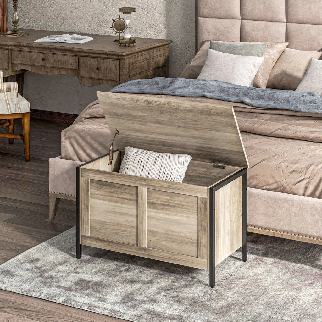 Letto contenitore con cassetti ¨C zephmum ¨C 80x40x50 cm grigio