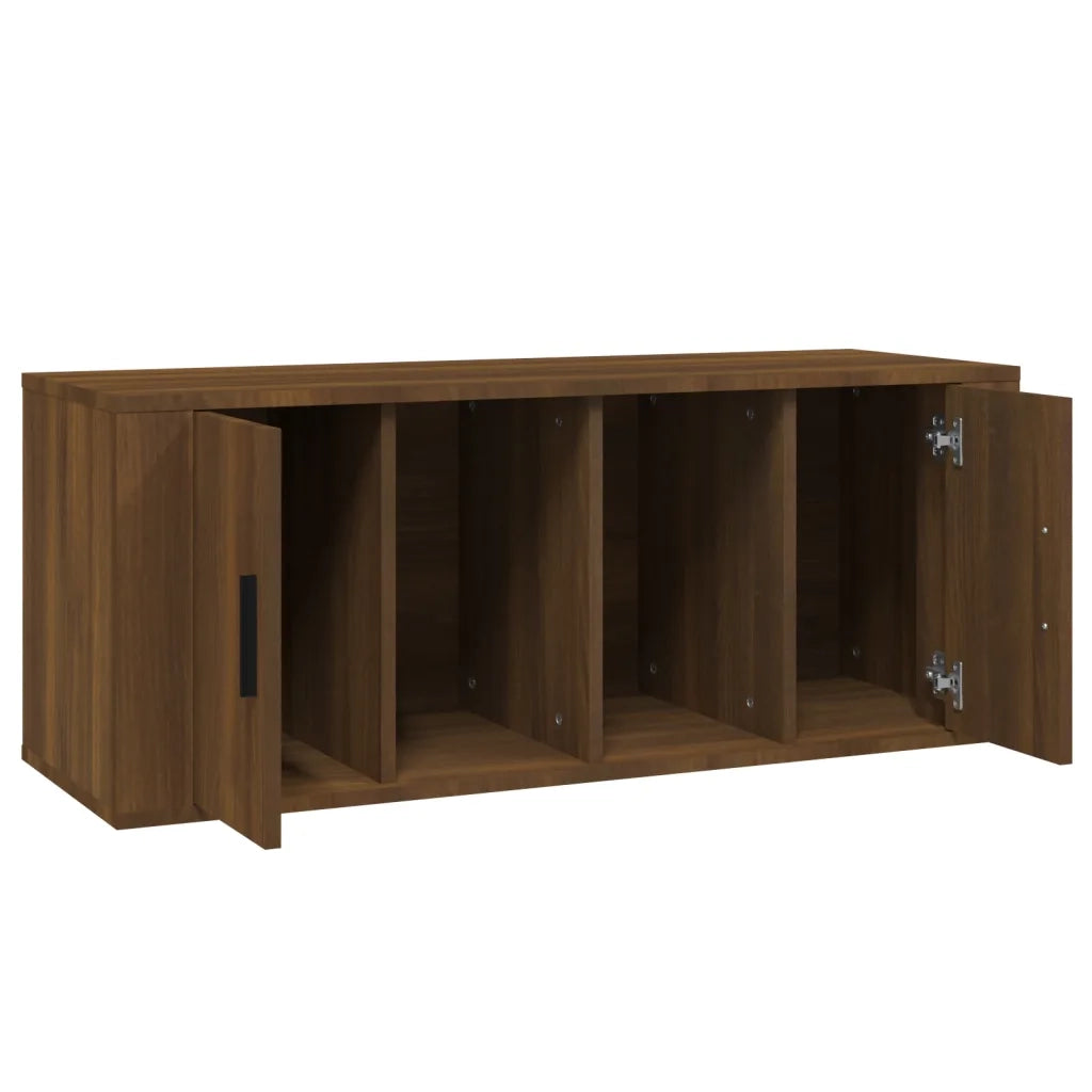 Mobile TV Rovere Marrone 100x35x40 cm in Legno Multistrato 816807