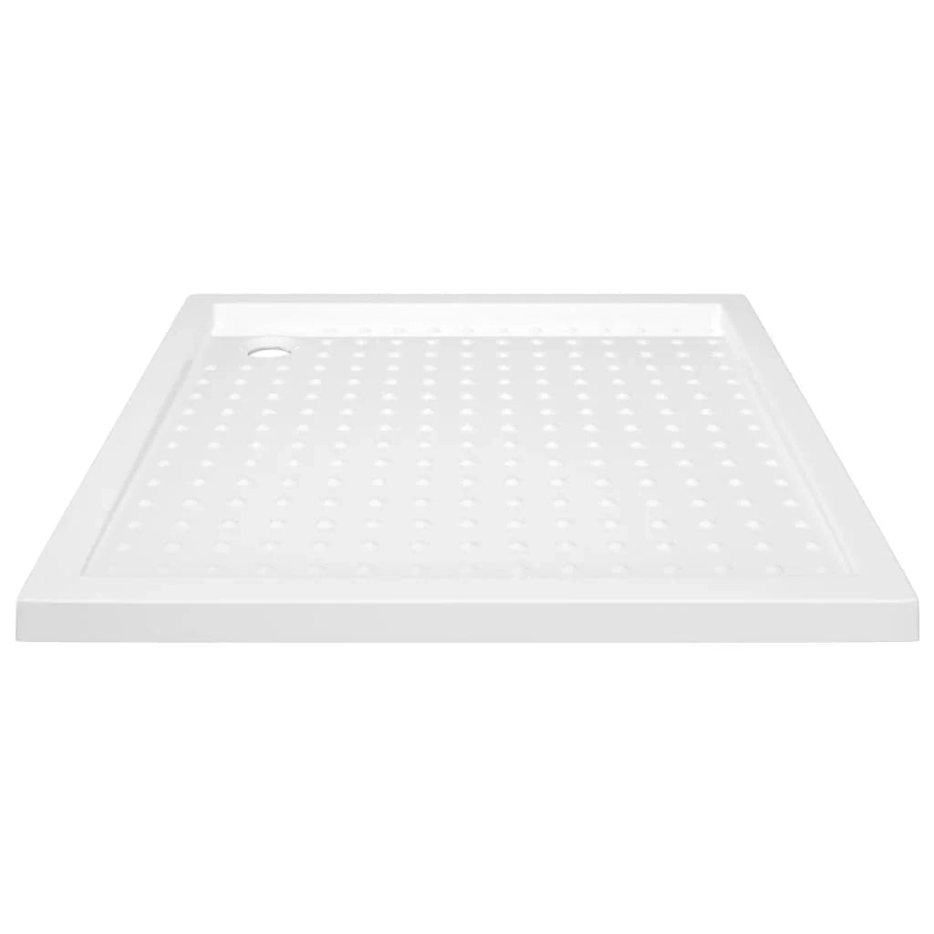 Piatto doccia con gommini piatto doccia piatto doccia bagno interno casa antiruggine antiumidità 80x80x4 cm ABS bianco 02_0001944