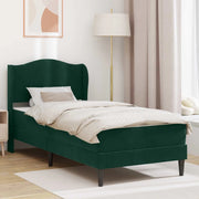 Struttura del letto-Giroletto Verde Scuro 100 x 200 cm Velluto 676774