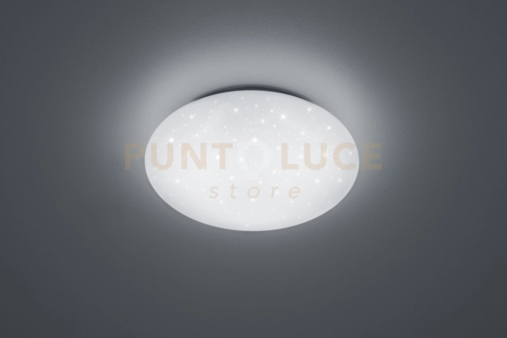 PAOLO H2O PLAFONIERA LED 15W 1500lm, 4000K DIFFUSORE STELLATO IP44 D.37CM