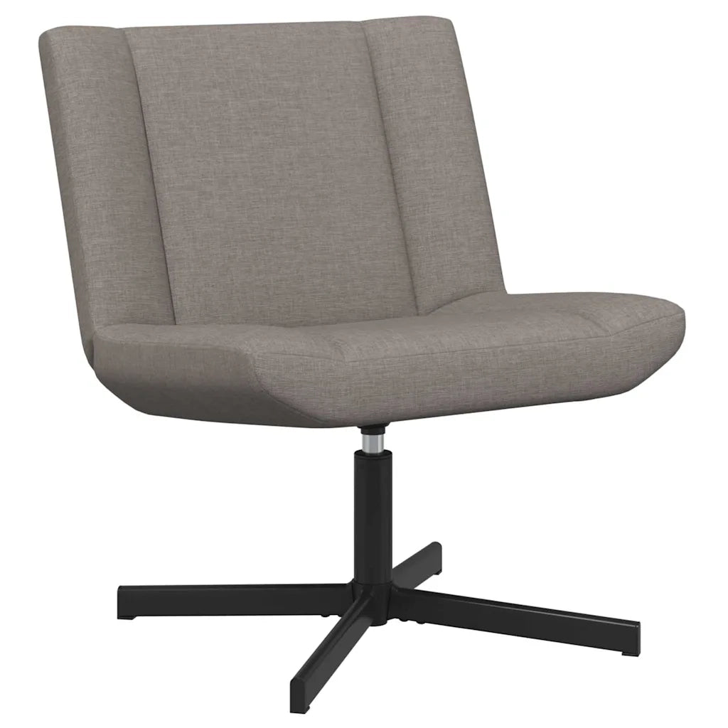 Sedia girevole Tortora 63 x 75 x 76 cm Tessuto CFW1797474