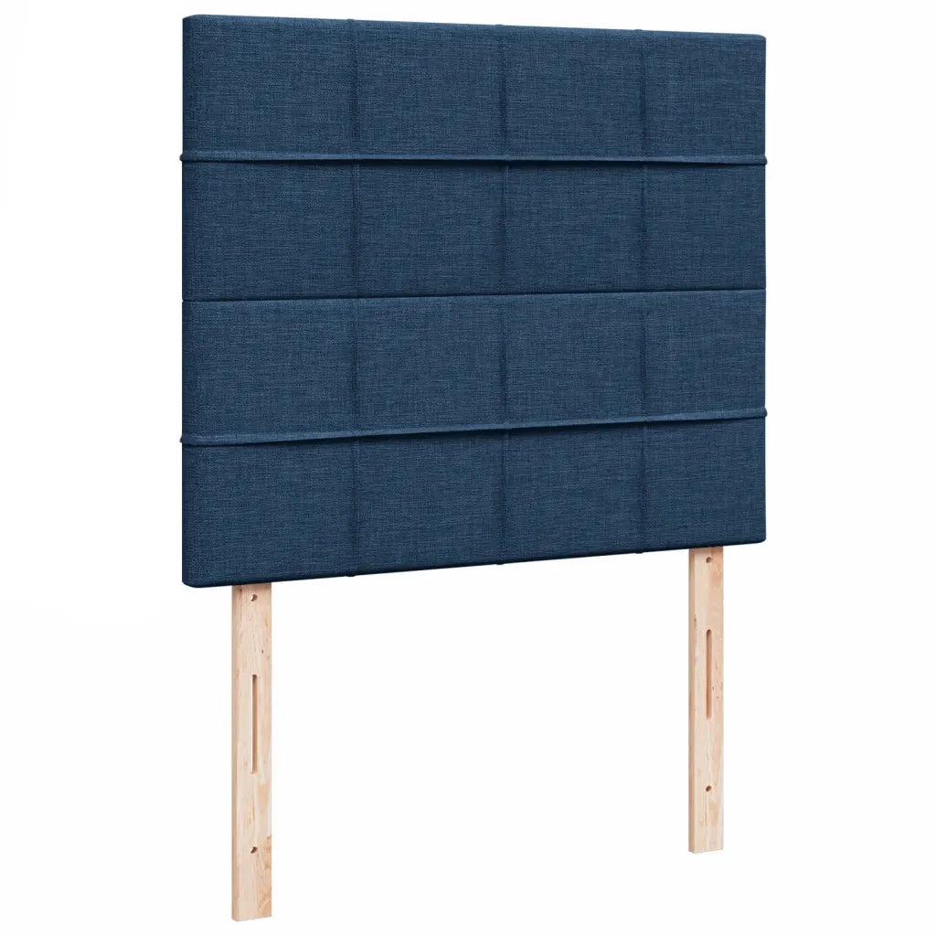 Giroletto a Molle con Materasso Blu 120x190 cm in Tessuto 3291225