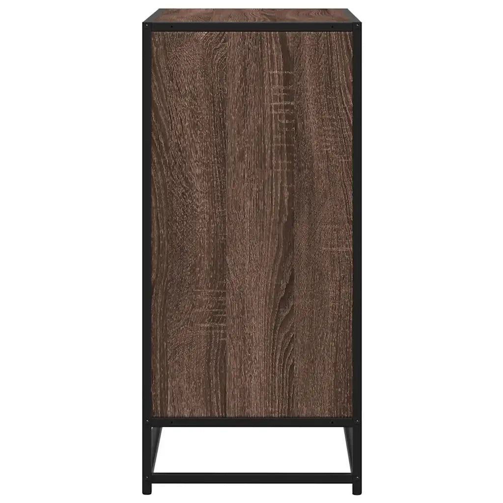 Credenza | Madia | Buffet da pranzo | Armadio da pranzo Rovere Marrone 68x35x76 cm in Legno Multistrato