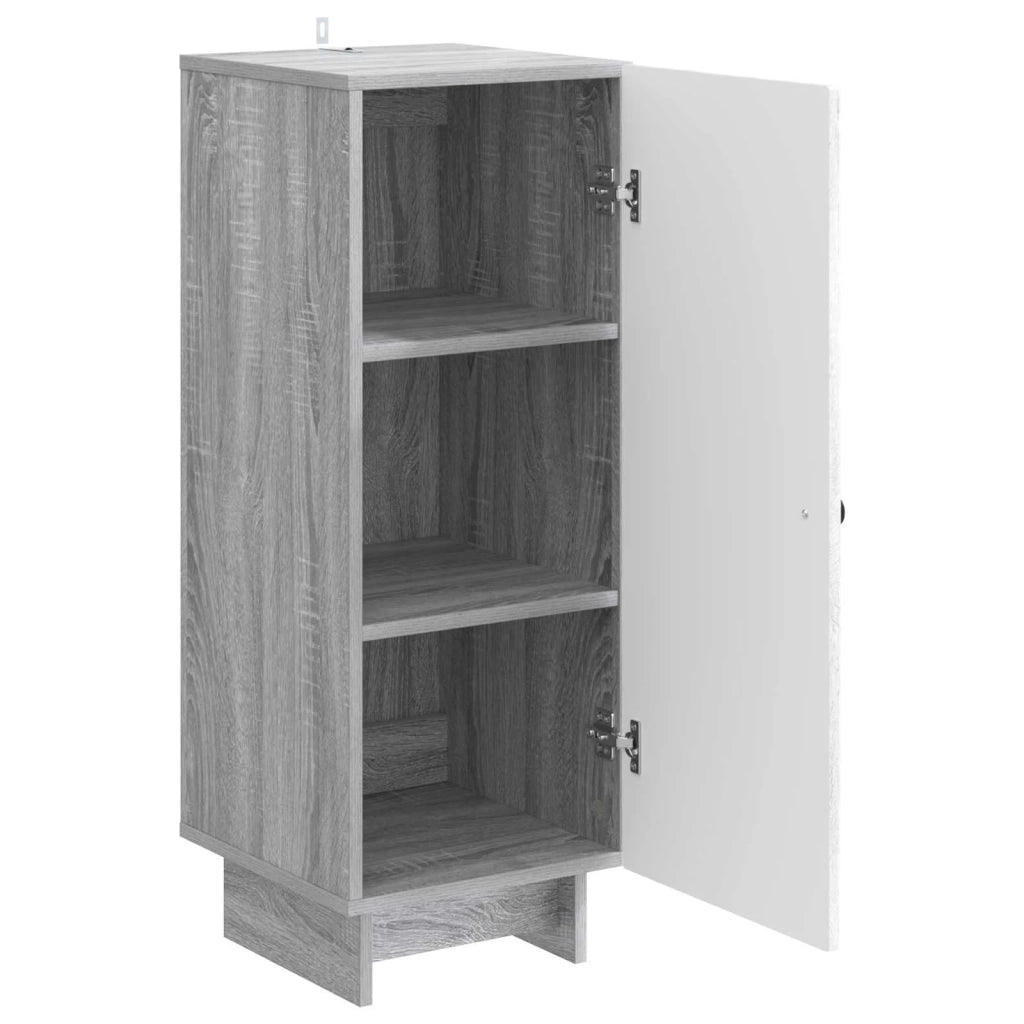 Credenza Sonoma grigio 33 x 34,5 x 90 cm Legno ingegnerizzato