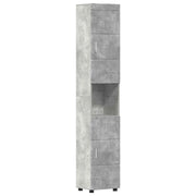 Set di Armadi da Bagno | Armadio da bagno TULUM Grigio cemento 37 x 31,5 x 203 cm