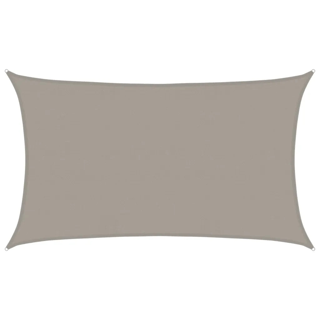 Vela Parasole 160 g/mÂ² Rettangolare Grigio Chiaro 5x8 m in HDPE