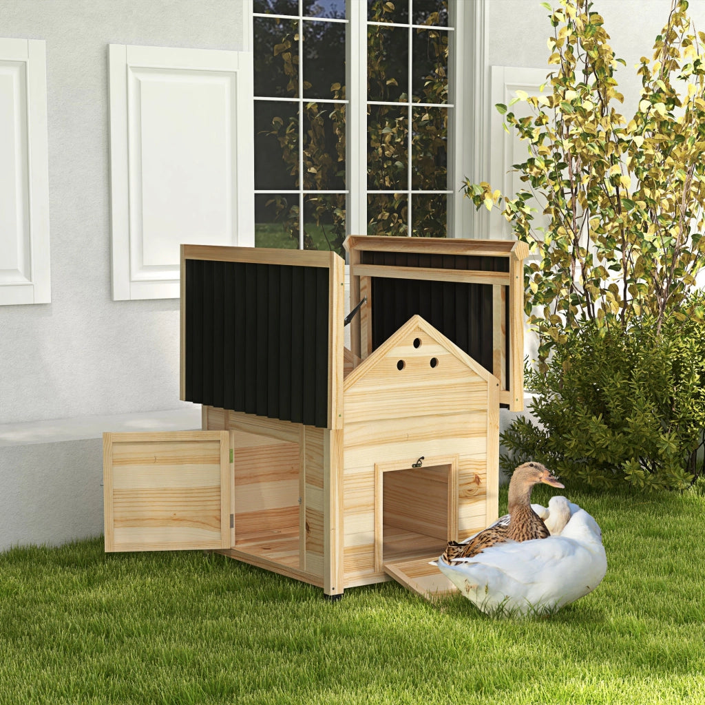 Casetta per Anatre da Giardino ¨C zephmum ¨C Legno 78x90x92 cm