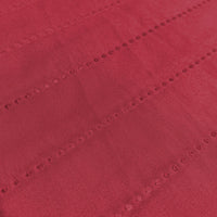 Copridivano Trapuntato con Penisola Destra Seduta 190 cm in Microfibra Bordeaux