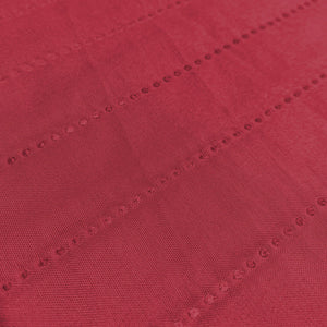 Copridivano Trapuntato con Penisola Destra Seduta 190 cm in Microfibra Bordeaux